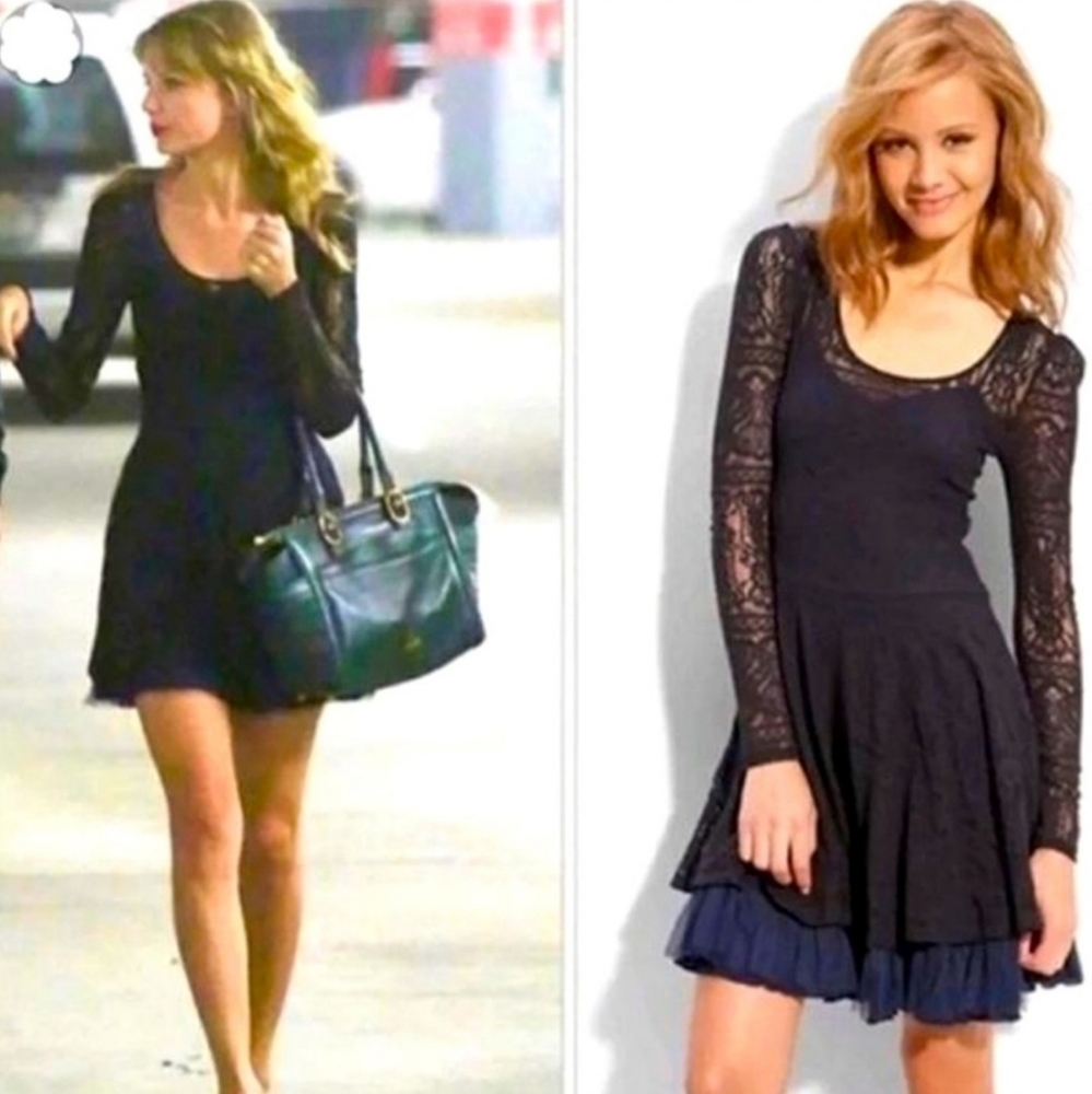 FREE PEOPLE S Victorian Loves Lace Tulle Dress